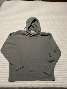 Faherty Men's Gray Pullover Hoodie